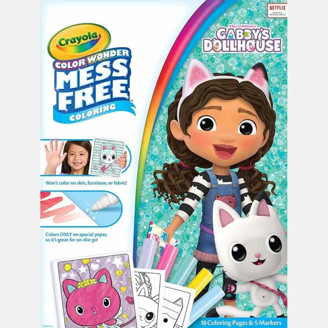 Σετ Ζωγραφικής Crayola Color Wonder Gabby's Dollhouse