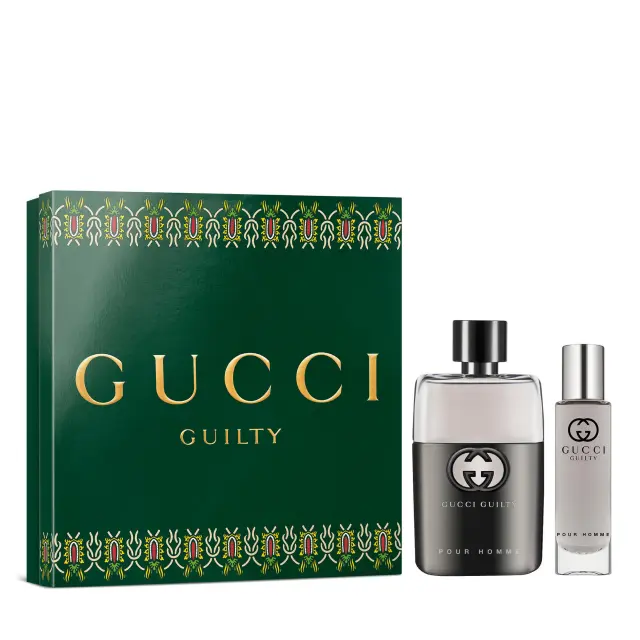 Guilty Pour Homme Eau De Toilette Set 50ml & Travel Spray 15ml