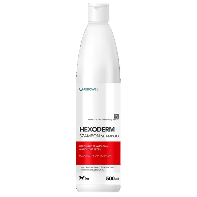 EUROWET Hexoderm - shampoo for dogs and cats - 500ml