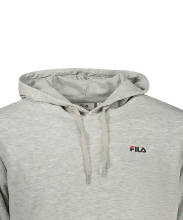 Fila - Ανδρική Μπλούζα Φούτερ Με Κουκούλα Lumezzane FAM0875-80000 Γκρι 3