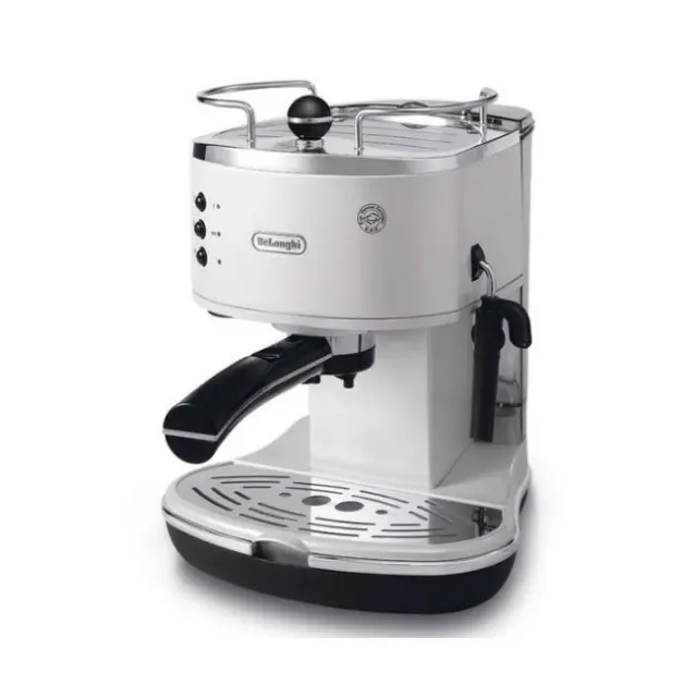 De'Longhi Ημιαυτόματη Μηχανή Espresso Icona Eco 1100W 15bar White (ECO 311.W)