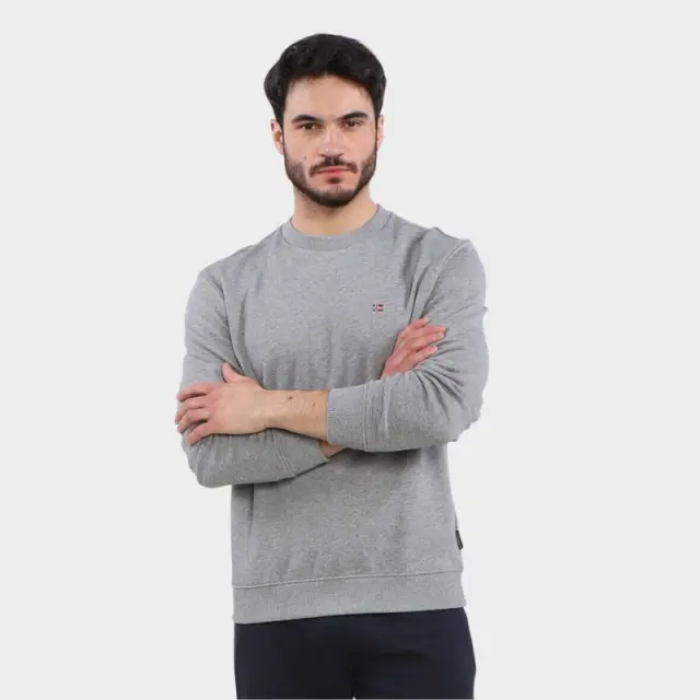 Napapijri - Ανδρικό Φούτερ Balis Regular Fit NP0A4H89-H62 Γκρι - 2XL