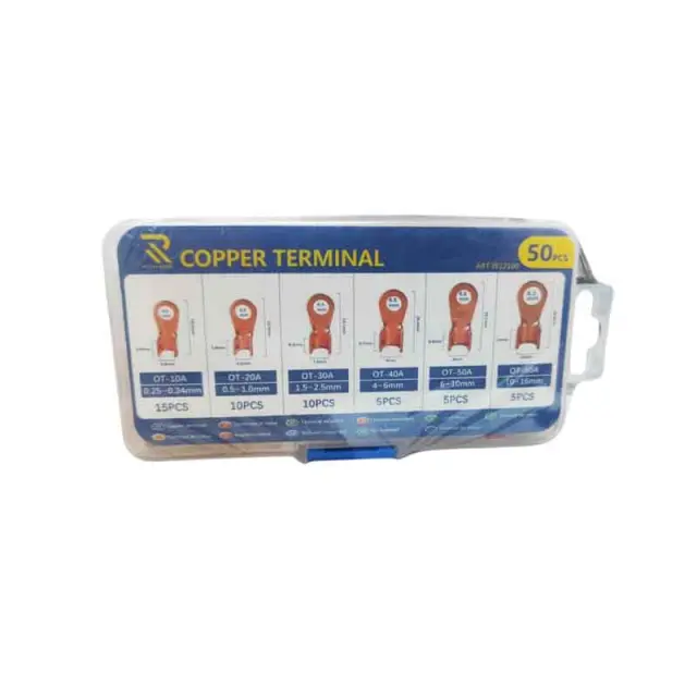 Rchang Ακροδέκτες Οπής Χάλκινο 50τμχ - Copper terminal 50pcs 0111721