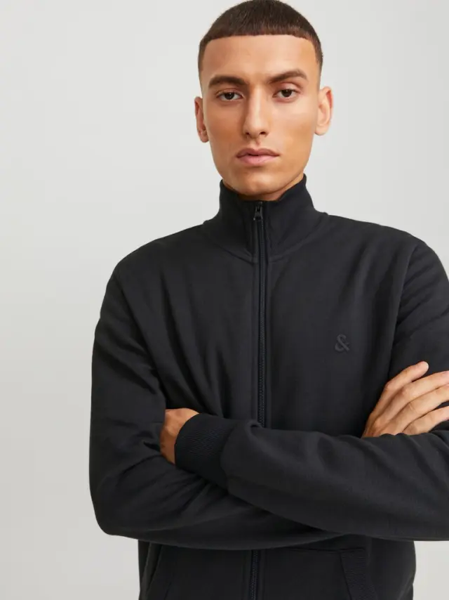 JJEPAULOS SWEAT ZIP NOOS black 2