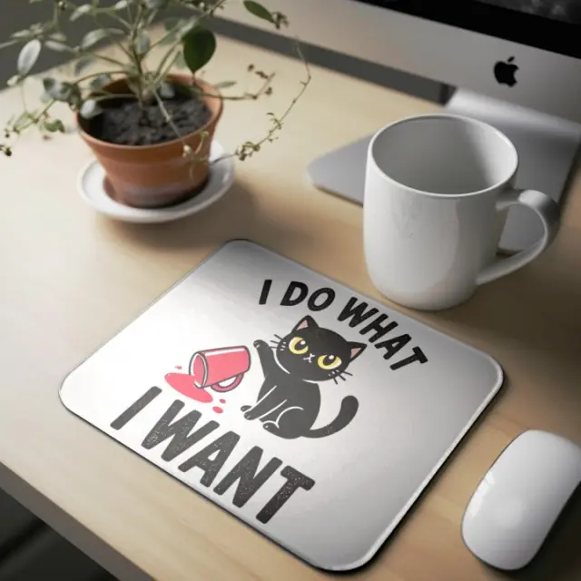 Mousepad cat A14 Διαστάσεις: 22cm(μήκος) x 18cm (ύψος)