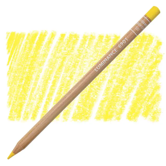 Ξυλομπογιά Caran d'Ache Luminance - 520 Medium Cadmium Yellow