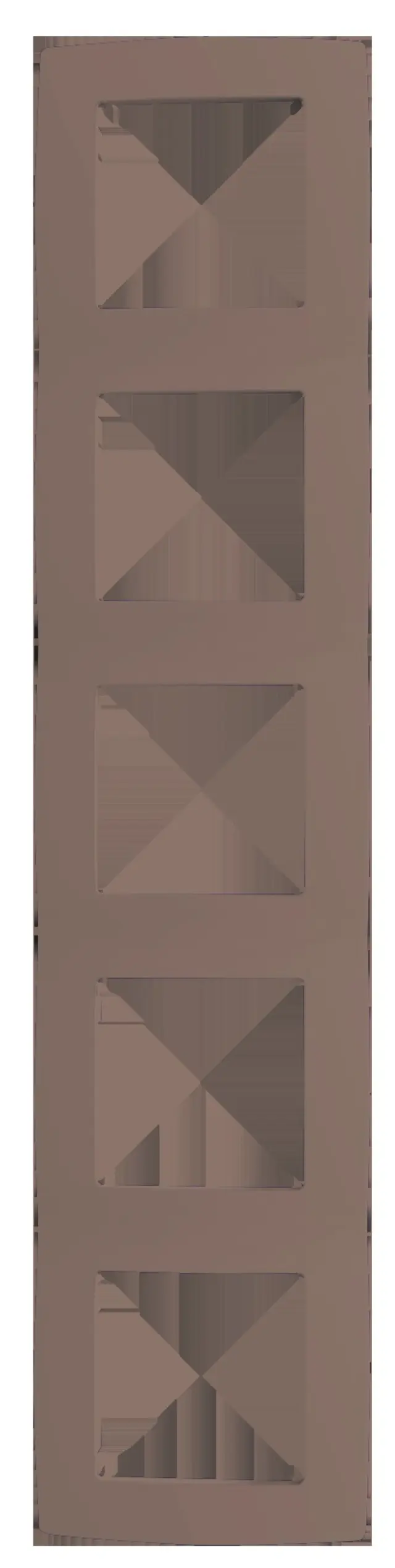 PRIME ΠΛΑΙΣΙΟ 5 ΘΕΣΕΩΝ ΕΚΡΟΥ IP20 / 1000119411