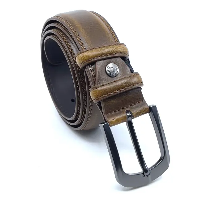 Κονιάκ Δερμάτινη Ζώνη Full Grain 4 cm 2