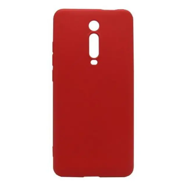 Θήκη Liquid Silicon inos Xiaomi Mi 9T/ Mi 9T Pro L-Cover Κόκκινο N48526