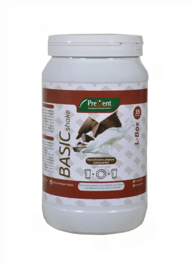 PreVent | Basic Shake L-Box | Υποκατάστατο Γεύματος με Γεύση Σοκολάτα | 581gr