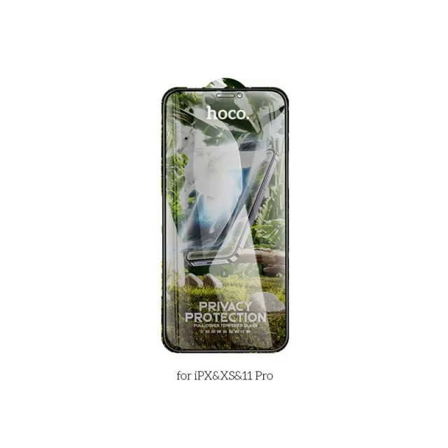 Tempered Glass Hoco G11 30 Μοίρες Privacy Angle Anti-Scratch, Anti-Fingerprint 0.33mm για Apple iPhone X XS 11 Pro 5τεμ. 3