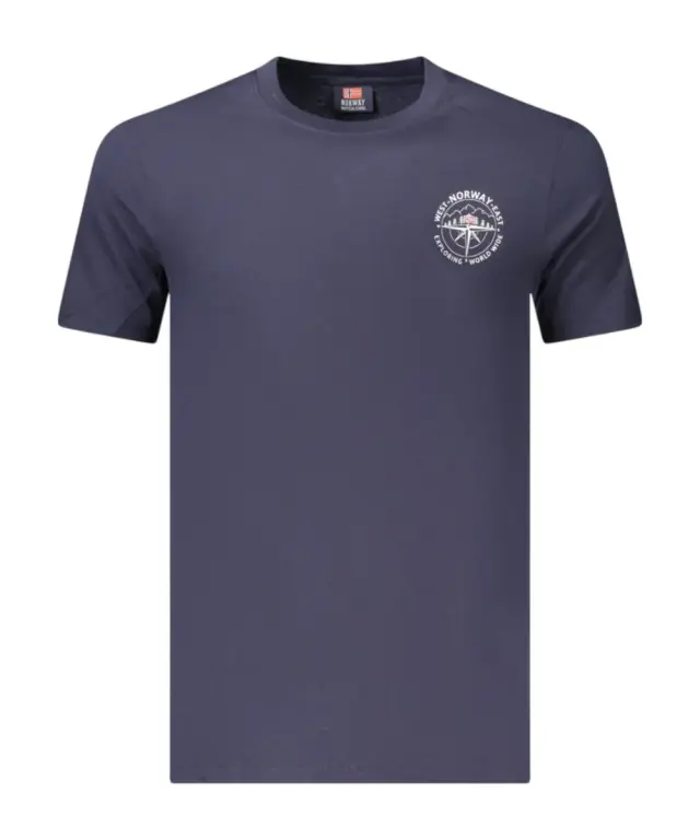 Norway Nautical School - Ανδρικό T-shirt Κοντομάνικο 856034-NAVY Μπλε Σκούρο