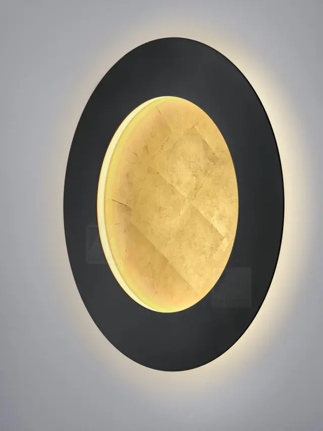 Φωτιστικό Τοίχου & Οροφής LED TURA Μαύρο-Χρυσό Dimmable IP20 Μαύρο Μαύρο/Χρυσό Χρυσό 2