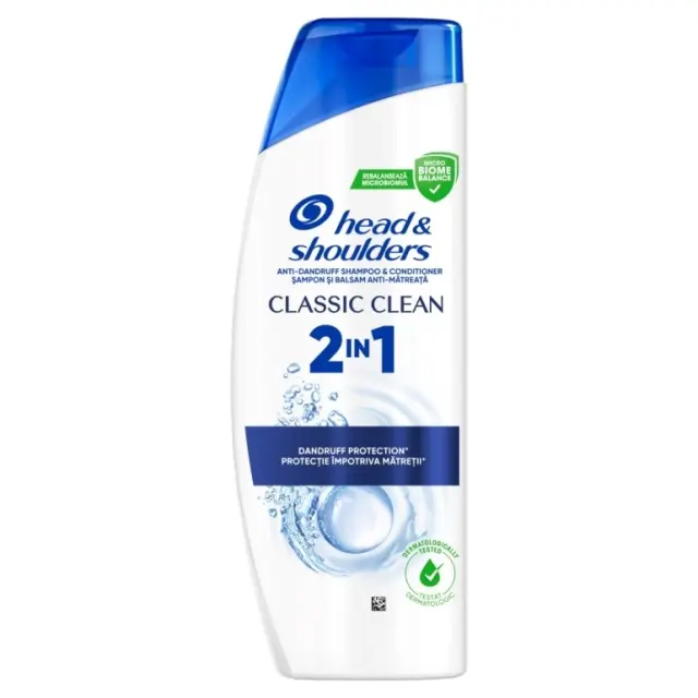 Head & Shoulders Σαμπουάν 2-1 Kαθαριότητα /Control 330ml