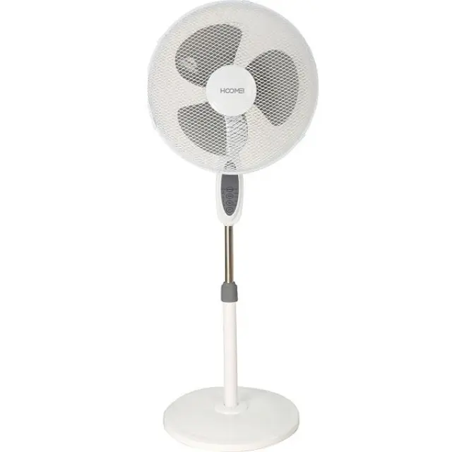 Ανεμιστήρας επιδαπέδιος 45W Διαμέτρου 40cm με Τηλεχειριστήριο Hoomei HM-8660P Λευκό