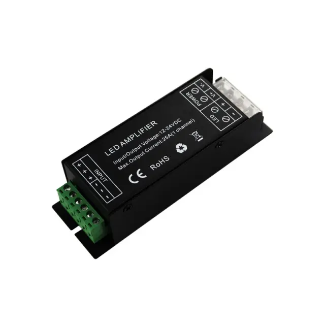 Aca Light ΕΝΙΣΧΥΤΗΣ LED ΜΟΝΟΧΡΩΜΟΣ 25A 300W/12V 600W/24V IP20