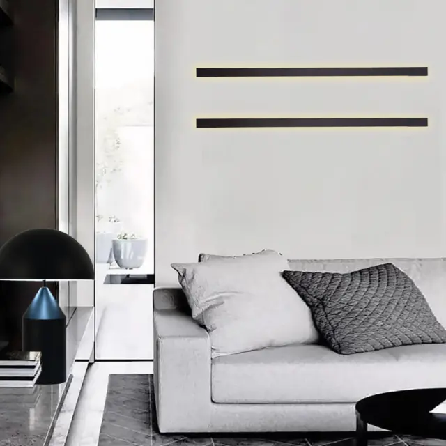 Inlight Επιτοίχιο φωτιστικό LED 14W 3000Κ από μαύρο μέταλλο (43042-BL) 2