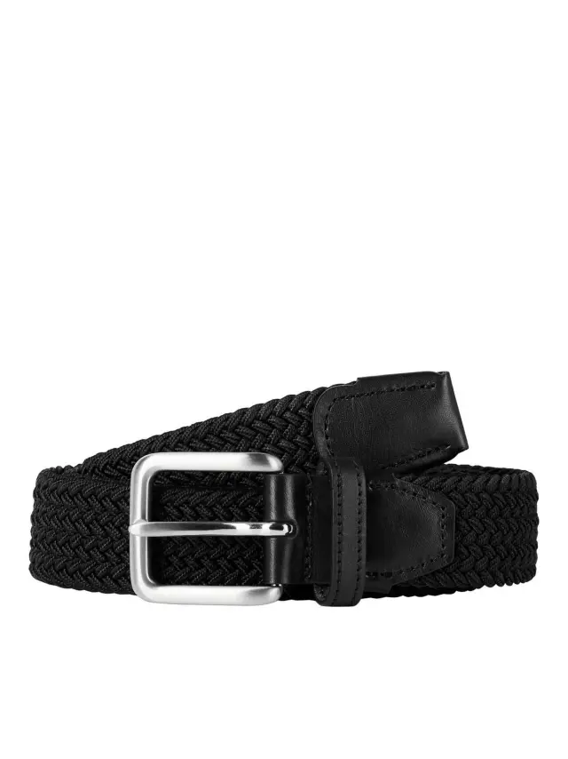 JACSPRING WOVEN BELT NOOS Black