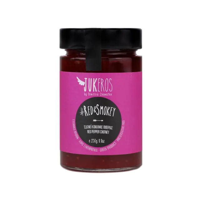 Chutney Κόκκινης Πιπεριάς με Καπνιστή Πάπρικα - Jukeros - 250gr 5214002529253
