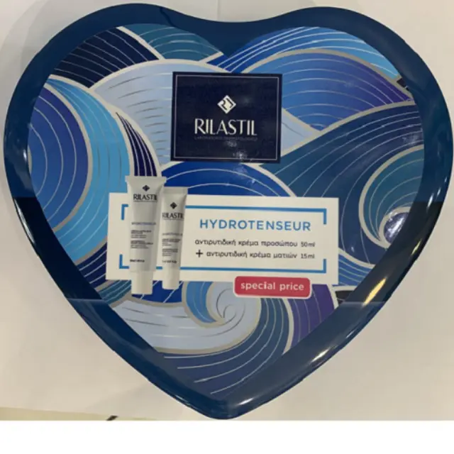 Rilastil Hydrotenseur Special Price Antiwrinkle Moisturizing Cream, 50ml + Antiwrinkle Eye Contour Cream, 15ml