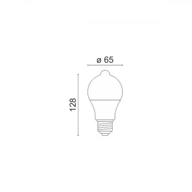ΛΑΜΠΑ LED E27 8W 6000K ΜΕ ΑΙΣΘΗΤΗΡΑ ΚΙΝΗΣΗΣ 2