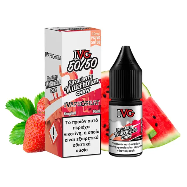 Strawberry Watermelon Chew – IVG 50/50 12mg
