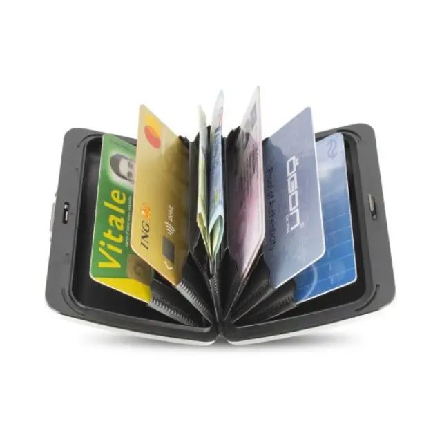Ogon Πορτοφόλι Αλουμινίου & Θήκη Καρτών / Aluminium V2 Smart Case Wallet: Ginkgo 2