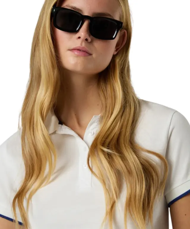 North Sails- Γυναικεία Κοντομάνικη Μπλούζα Polo Modal jersey 092308-000-0105 Λευκό 3