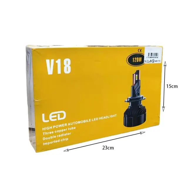 LED Λάμπα αυτοκινήτου H1 120W V18 - LED headlight 024003 3