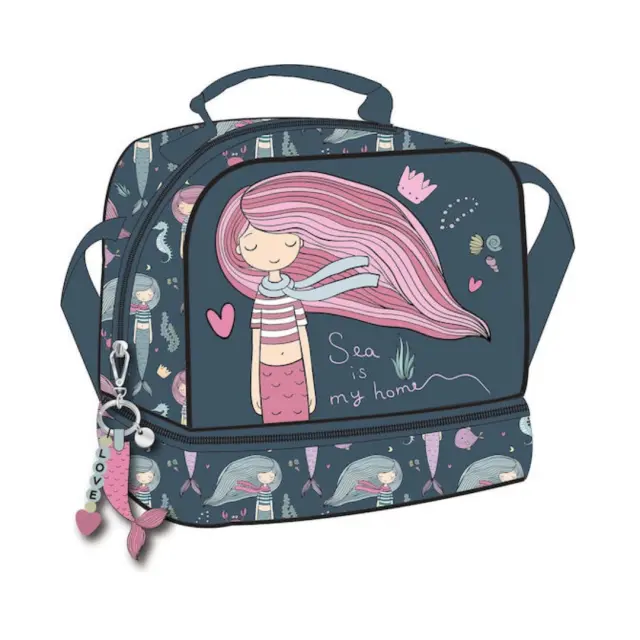 BMU Τσαντάκι Φαγητού Ισοθερμικό / Lunch Bag: Sea Mermaid