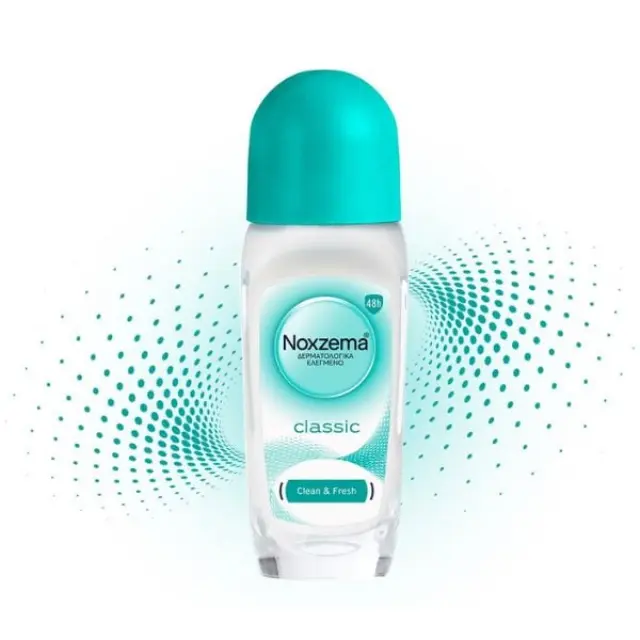 Noxzema Deo Roll On Classic 48h Γυναικείο Αποσμητικό 50 ml 1+1 Δώρο 2