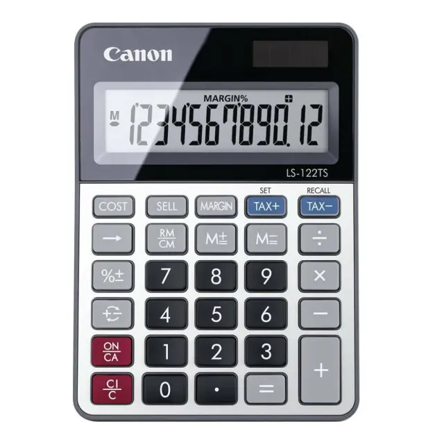 CANON LS-122TSDBL CALCULATOR 12-DIGIT (2470C002AA) (CANLS122TSDBL)