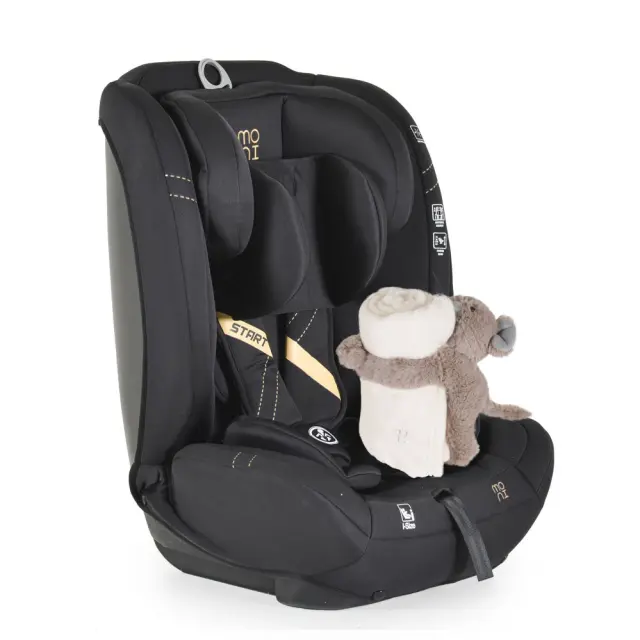 Moni Start Κάθισμα Αυτοκινήτου i-Size 76-150cm 9-36kg Black