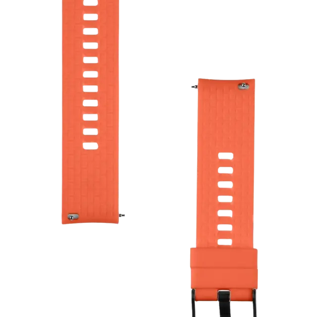 Tactical Quick Release Silicone Band 20mm Orange 2