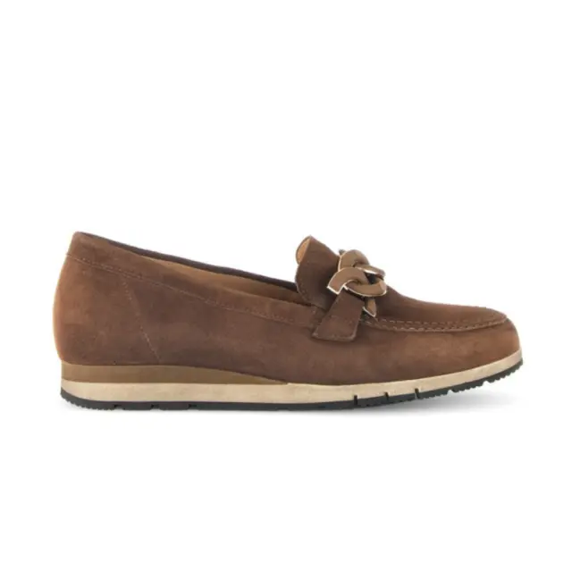 Gabor Μοκασίνια-Loafers Γυναικείο δέρμα Nubuck Καφέ GAB/52415 41-CACAO