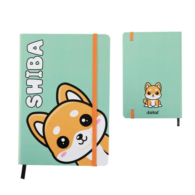Σημειωματάριο I-Total XL1811C Shiba Α5 Ριγέ Με Λάστιχο (i-Total)