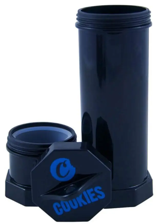 Δοχείο Αποθήκευσης Cookies Smell Proof Tall Μαύρο - 3 Parts (160x50mm)