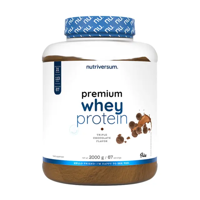 Nutriversum Whey PRO - PURE chocolate, 2000-g