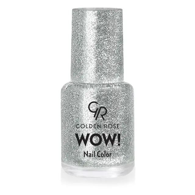 Golden Rose Wow! Glitter 201 Ασημί 6ml