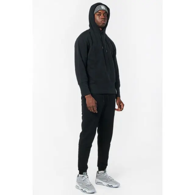 Body Action Oversized Hoodie (063219-01-Black) - Μαύρο