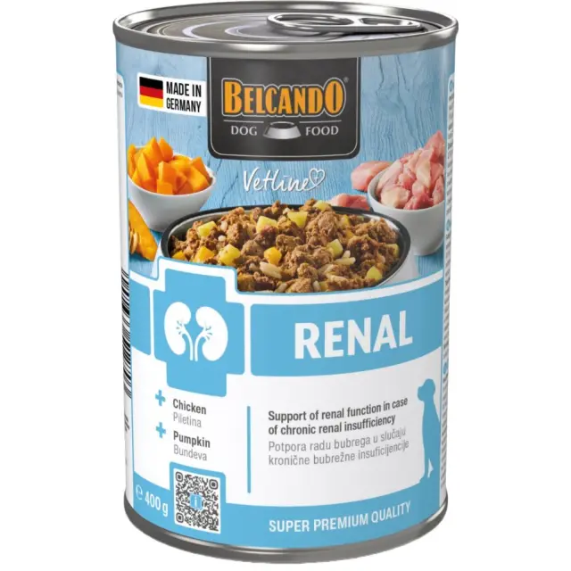 Belcando Vetline Renal Κονσέρβα για Σκύλους με Κοτόπουλο & Κολοκύθα 400gr