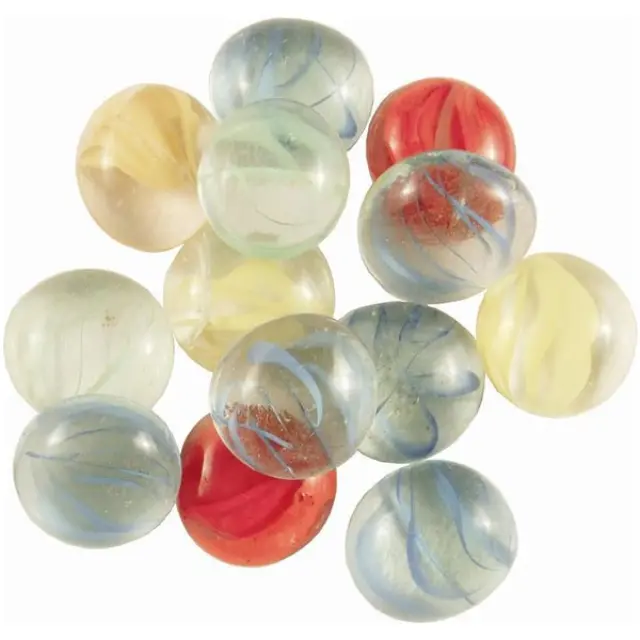 Γυάλινες Πέτρες Καμπουσόν - Multicolour Mix Patterned - Ø15-20mm - 100gr