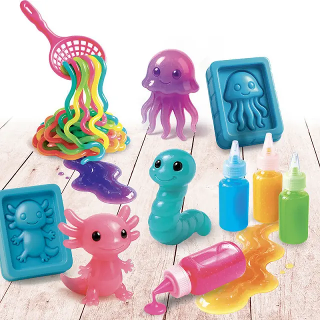 Σετ Δημιουργίας Squishy Υδρόβιων Πλασμάτων Lisciani Slumi Science Pocket Water Squish 2