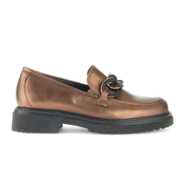 Gabor Μοκασίνια-Loafers Γυναικείο δέρμα Μπρονζέ GAB/52554 15-KUPFER