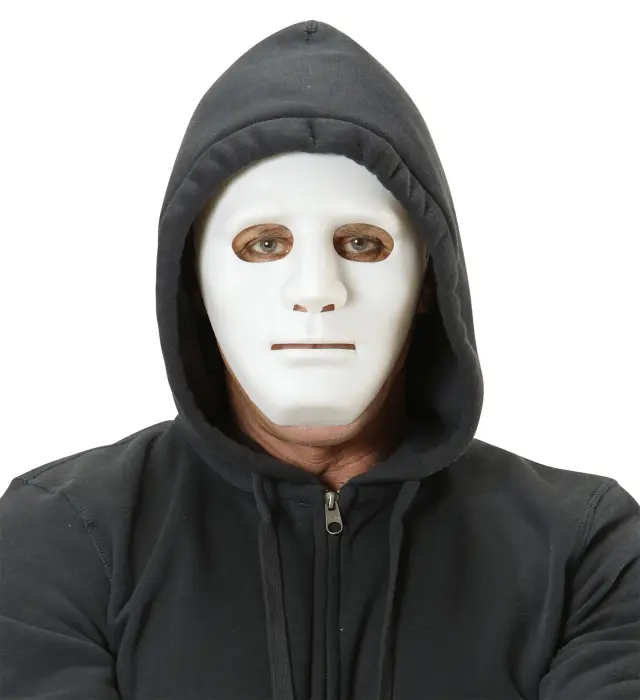 Αποκριάτικο Αξεσουάρ Μάσκα Anonymous White (Widmann) (W-00851) 3