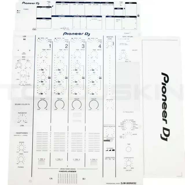 TOPDJSKIN PIONEER DJM 900NXS2 (White) 3