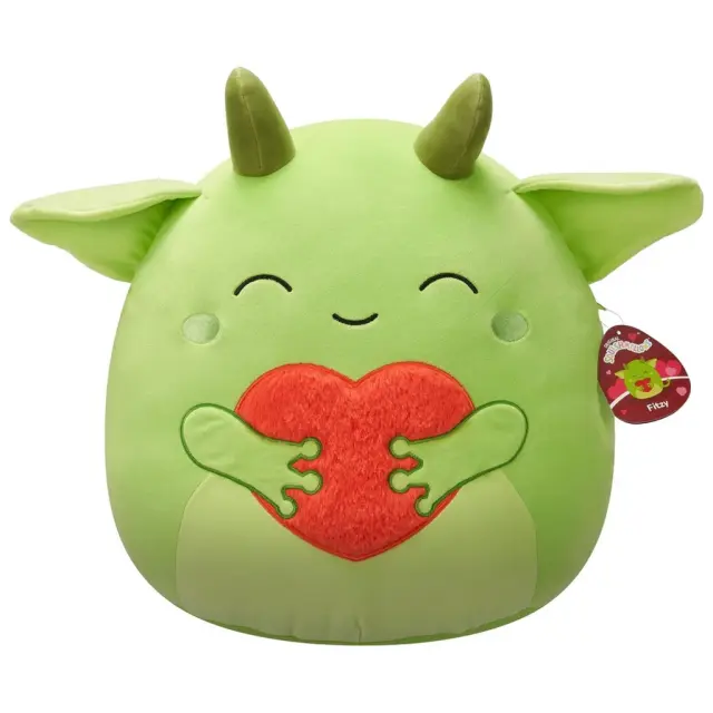 Λούτρινο Squishmallows Fitzy το Τέρας 30cm Valentine plush JWSQ1359