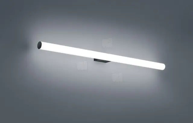 LOOM Φωτιστικό Τοίχου Μπάνιου LED IP44 Μαύρο Ματ 90cm