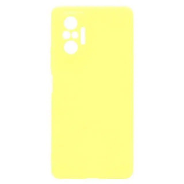 Θήκη Soft TPU inos Xiaomi Redmi Note 10 Pro S-Cover Κίτρινο N56733