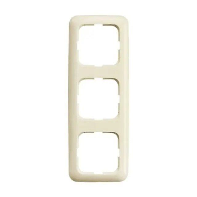 2513-212-507 Cover Frame 3gang(s) white - Busch-Duro 2000